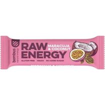 Bombus Raw Energy Riegel Passionsfrucht Kokos 50 g