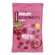   Bombus Fruchtgummi Gummibonbons 35g Kirsche (vegan, ohne Zuckerzusatz)