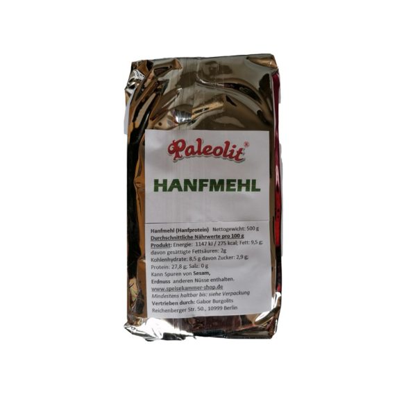 Paleolit Hanfmehl Hanfprotein Pulver, teilentölt 500g