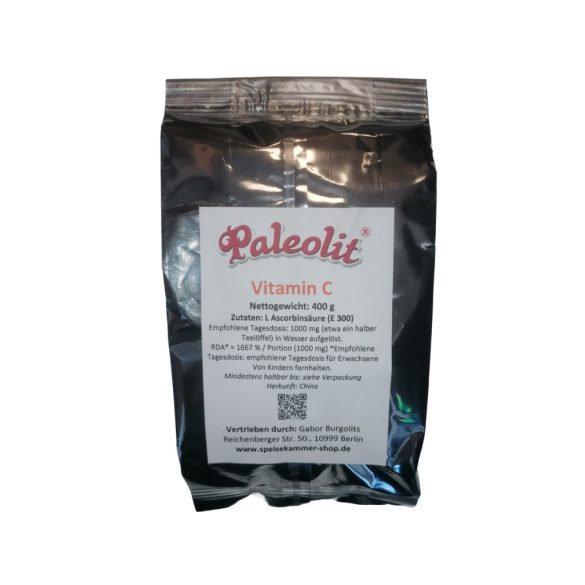 Paleolit Ascorbinsäure E300 Vitamin C Pulver 400g 