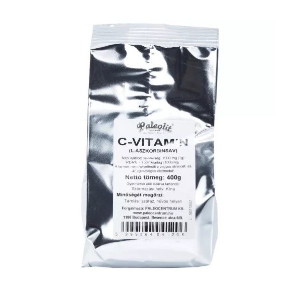 Paleolit Ascorbinsäure E300 Vitamin C Pulver 400g 