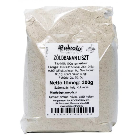 Paleolit Grünes Bananenmehl (Kochbananenmehl) 300g MHD:26.03.25
