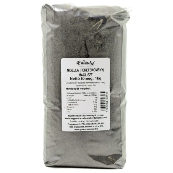 Paleolit Schwarzkümmelmehl Nigella fein gemahlen 1 kg 