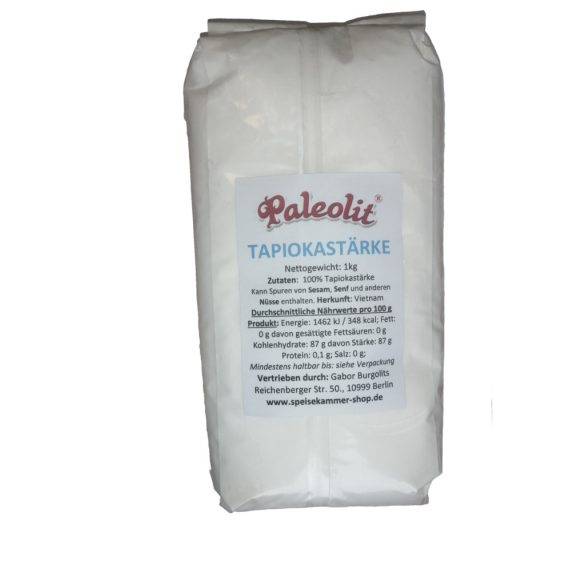 Paleolit Tapiokastärke Maniokstärke 1kg