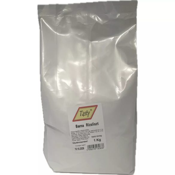 Tasty Vollkorn Reismehl Braunes Reismehl 1 kg (glutenfrei)