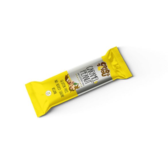 Good4You Karamell Erdnuss Kokosmilch Schokoladen Riegel 25g (vegan, ohne Zuckerzusatz, glutenfrei) MHD:02.06.26