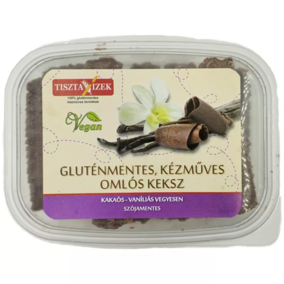 vegane glutenfreie Kekse mit Kakao und Vanille