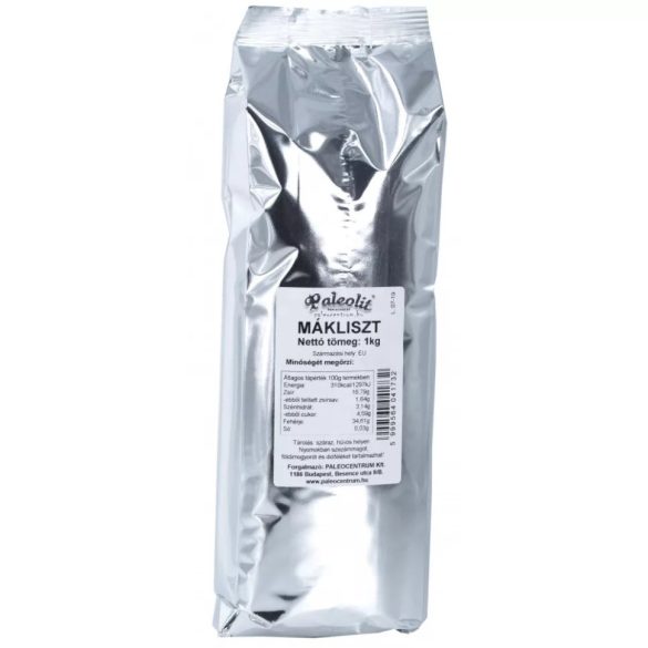 Paleolit Mohn Mehl 1kg fein gemahlen, teilentölt 