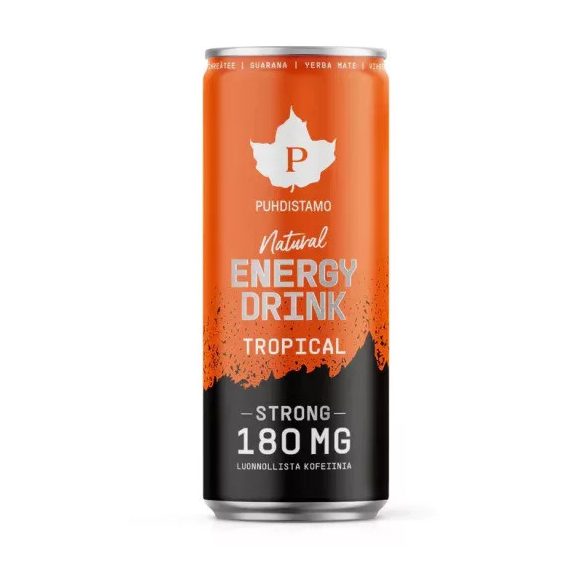 Puhdistamo Natural Energy Drink Strong Tropical 330ml 