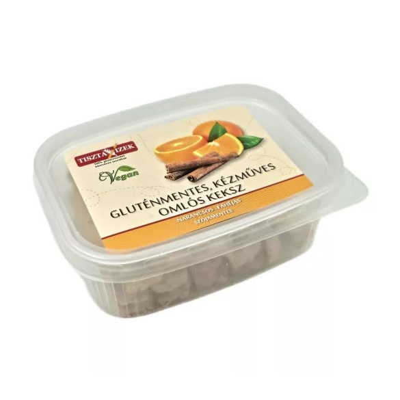 Vegane glutenfreie Kekse Zimt-Orangen handgemacht 180g (ohne Zuckerzusatz) 