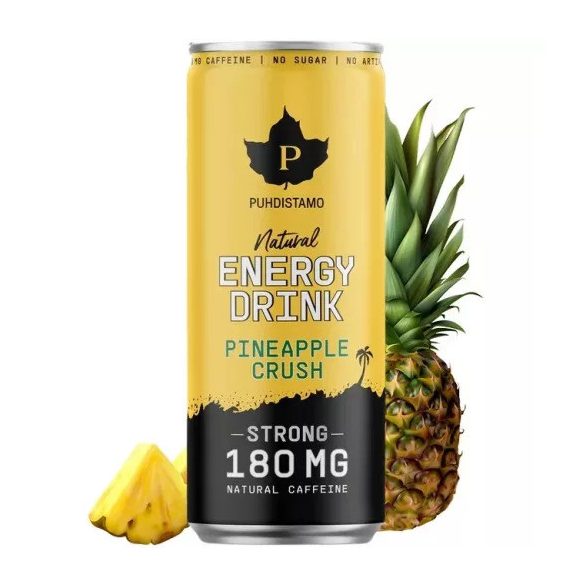 Puhdistamo Natural Energy Drink Strong Ananas 330ml 