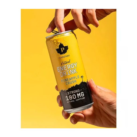 Puhdistamo Natural Energy Drink Strong Ananas 330ml 