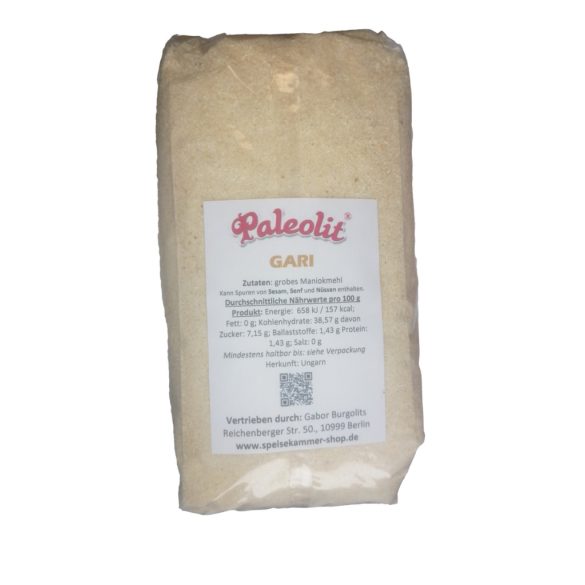 Paleolit Gari 1kg Grobes Maniokmehl Cassava Mehl 