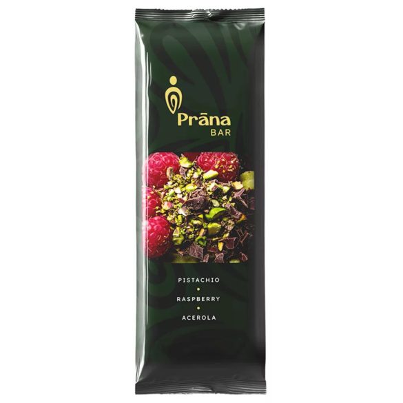 Prana Superfood Bar Pistazien Himbeeren Acerola 35g (vegan, glutenfrei, ohne Zuckerzusatz) 