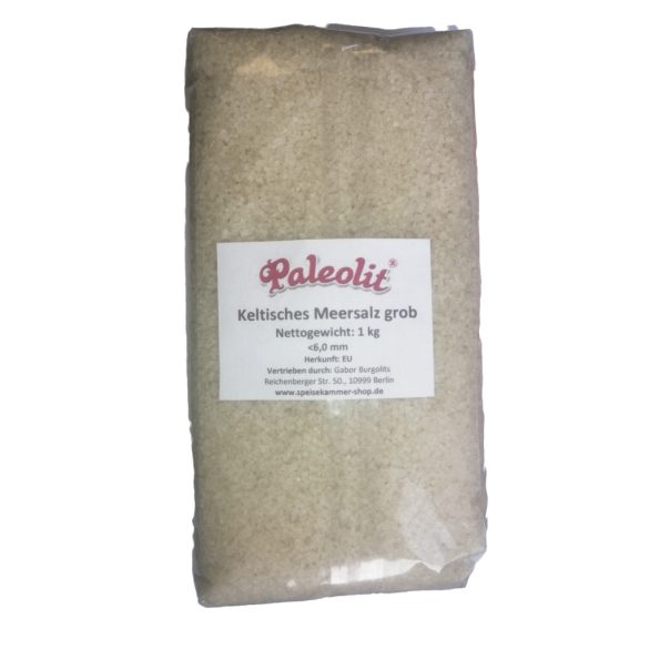Paleolit Keltisches Meersalz grob 1kg < 6mm