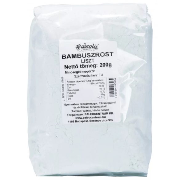 Paleolit Bambusfasermehl (Bambusmehl) 200g