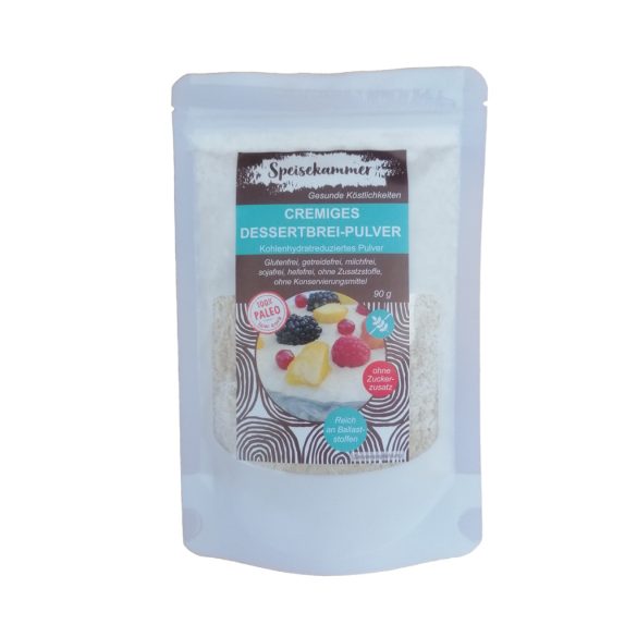 Speisekammer Cremiges Dessertbrei-Pulver Grieß 90g  (paleo, glutenfrei, maisfrei, sojafrei, kohlenhydratreduziert)