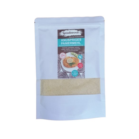 Speisekammer Knuspriges Paniermehl 200g (Paleo, glutenfrei, maisfrei, sojafrei, kohlenhydratreduziert) 
