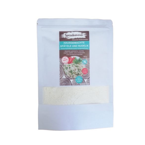 Speisekammer Fertigmischung für Hausgemachte Spätzle und Nudeln 190g (Paleo, glutenfrei, maisfrei, sojafrei, kohlenhydratreduziert)