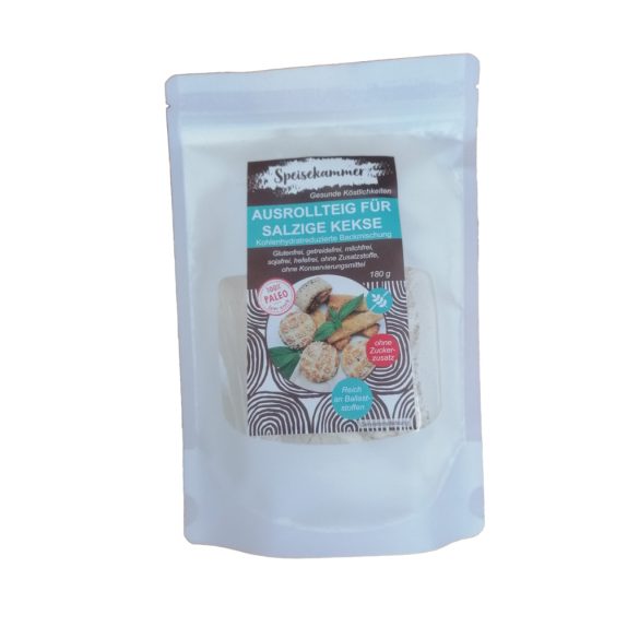 Speisekammer Ausrollteig für Salzige Kekse Backmischung (Paleo, glutenfrei, maisfrei, sojafrei, kohlenhydratreduziert) 180g