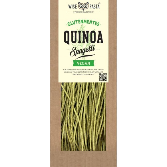 Wise Pasta 200 g Vegane Glutenfreie Quinoa Spaghetti mit Kurkuma 